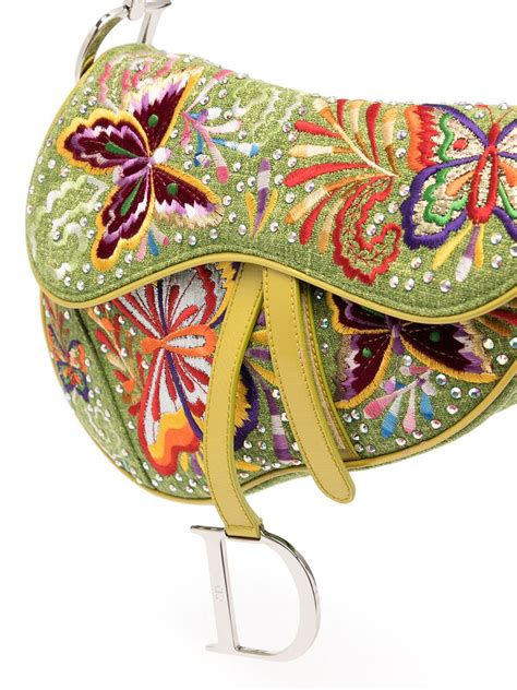 dior butterfly saddle bag.